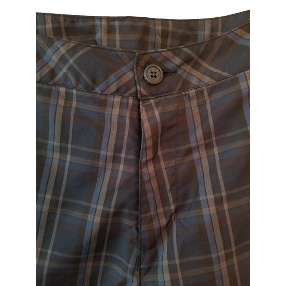 REEBOK Blue Gray Plaid GOLF Shorts Pockets Comfort Men’s Size 34‎ INSEAM 10 - Picture 4 of 7